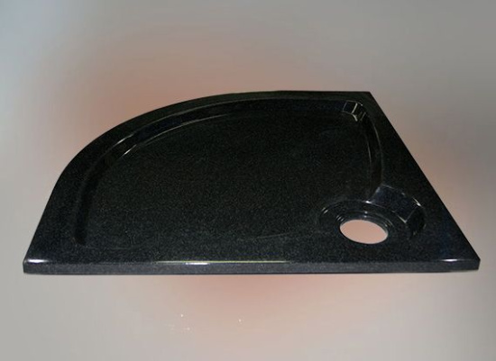 Поддон для душа GuteWetter Deluxe 80x80x2 R черный