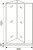 Душевая дверь в нишу Good Door Infinity SD-80-G-CH Душевая дверь в нишу Good Door Infinity SD-80-G-CH