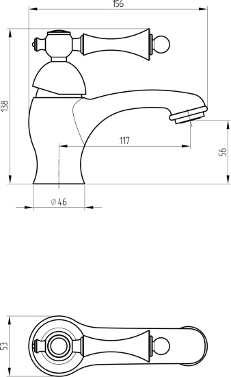 Смеситель для раковины Migliore Bomond 30005 бронза