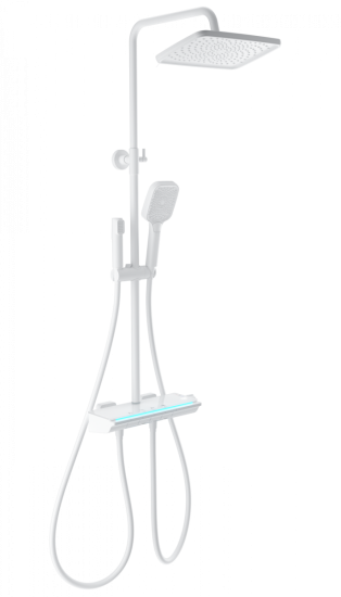 Душевая стойка Wonzon & Woghand Muse Lumia WW-B4174-MW с термостатом