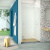 Душевая дверь в нишу Vegas Glass AFP Retta 95 01 01 R, профиль белый, стекло прозрачное