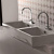 Раковина Hidra Ceramica Loft белая, 108 см