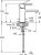 Смеситель для раковины VitrA Flo S A41936EXP