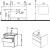 Мебель для ванной Duravit DuraStyle 60, подвесная, белая глянцевая