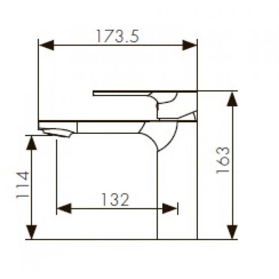 Смеситель для раковины Kaiser Linear 59011
