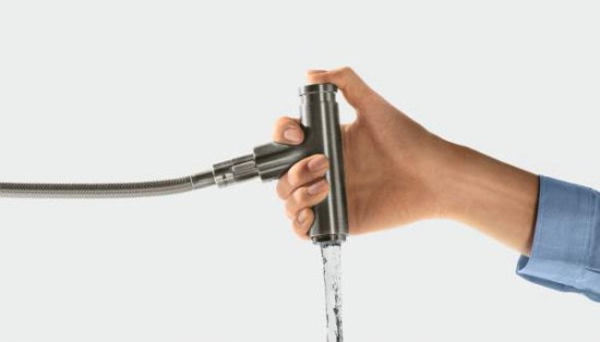 Смеситель для кухни Hansgrohe Metris Select M71 14857800 сталь
