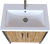 Тумба с раковиной 1MarKa Grunge Loft 70Н дуб вотан