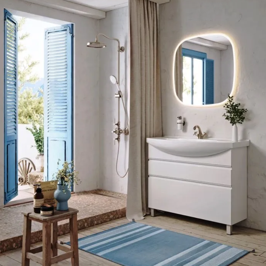 Тумба с раковиной Aqwella Rodos 105 напольная