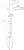 Душевая стойка Aquanet Passion AF300-70-RC-C