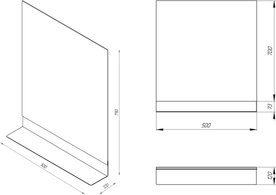 Мебель для ванной Stworki Нюборг 50