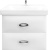 Тумба с раковиной Marka One Ovale 70П White Тумба с раковиной Marka One Ovale 70П White