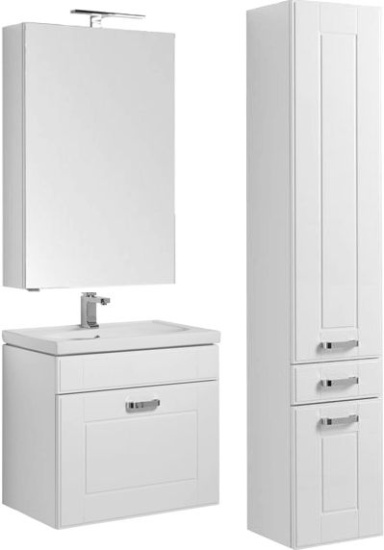 Тумба с раковиной Aquanet Рондо 70 1 ящик