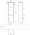 Пенал Villeroy & Boch Collaro C033L1E8 white wood, R