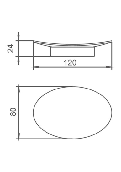 Мыльница Altrobagno SD 080712 Cr