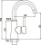 Смеситель для раковины Elghansa Rund 16B1230-Champagne