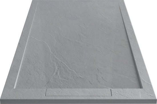 Поддон для душа Vincea VST-4SRL8010G 100x80 серый