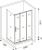 Душевой уголок Good Door Orion WTW+SP-G-CH 100х90 Душевой уголок Good Door Orion WTW+SP-G-CH 100х90