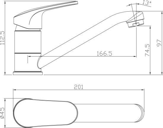 Душевой комплект Rossinka RS45-22 + RS45-32
