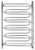 Полотенцесушитель водяной Secado Валенсия 3 80/60, хром