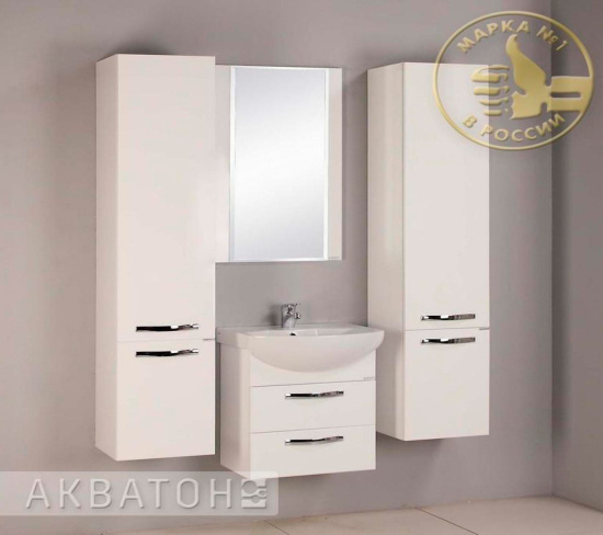 Зеркало Aquaton Ария 65 белое