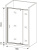 Душевая дверь в нишу Good Door Orion WTW-PD-90-G-CH