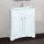 Тумба с раковиной Misty Герда 70 белая эмаль, напольная