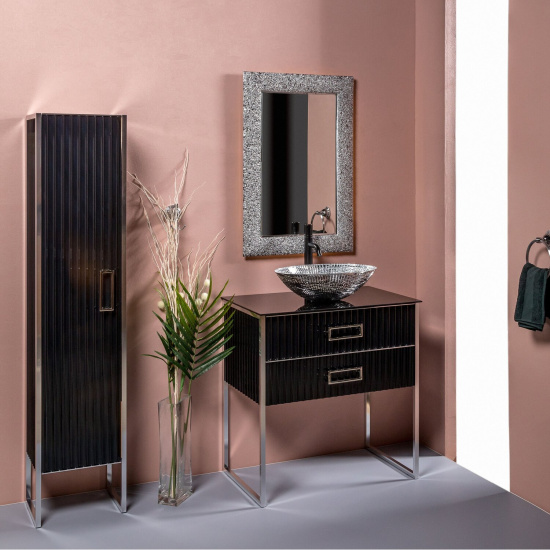 Зеркало Armadi Art NeoArt Aura 60 серебро с подсветкой