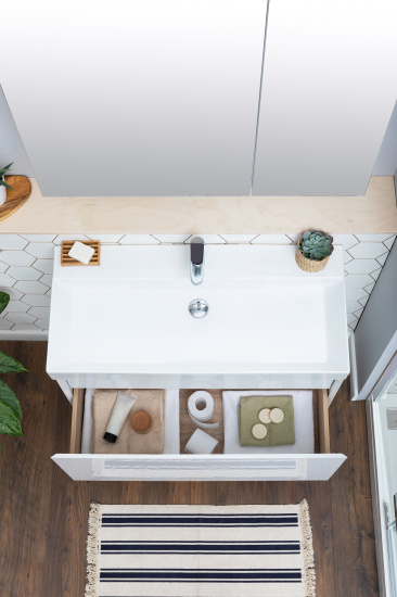 Мебель для ванной Aquanet Йорк 85 белая