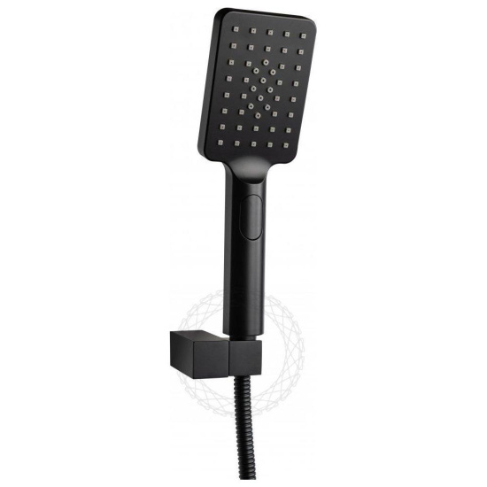 Душевая система Filarete Waterfall FL1012BL, черный