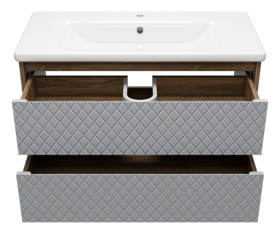 Тумба с раковиной Brevita Chester 90 подвесная