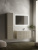 Тумба с раковиной Sancos Snob R 100 Beige Soft правая SNR100RCE, подвесная