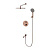 Душевая система Wonzon & Woghand Stick WW-88929010-RG с термостатом