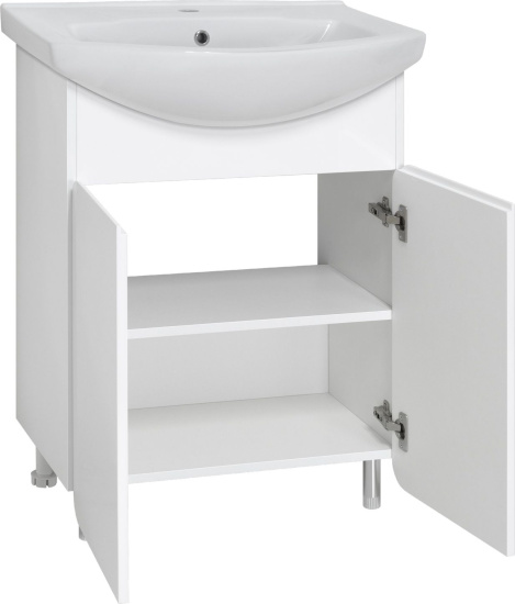 Мебель для ванной Misty Чегет 65 напольная, белая