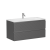Тумба с раковиной Sancos Folk 90 grey soft, раковина CN7019