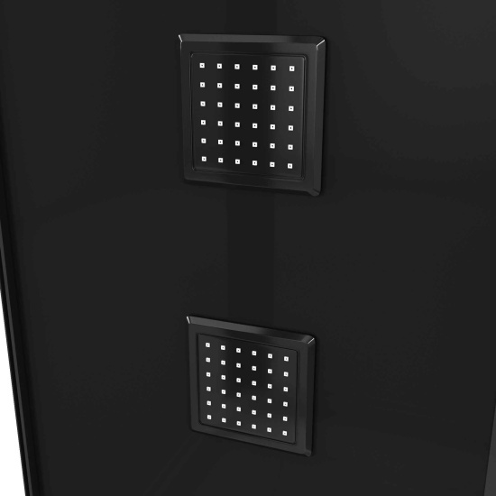 Душевая кабина Grossman GR-227 L 120x90 см черная