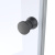 Шторка на ванну Vegas Glass  ZV+ZVF Protec 170*75 06 02, профиль GunMetal, стекло шиншилла
