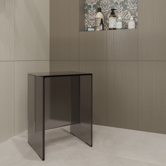 Банкетка Laufen Kartell by Laufen 3.8933.0.085.000.1 дымчато-серая