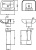 Раковина Disegno Ceramica Neo NE07054101 Раковина Disegno Ceramica Neo NE07054101