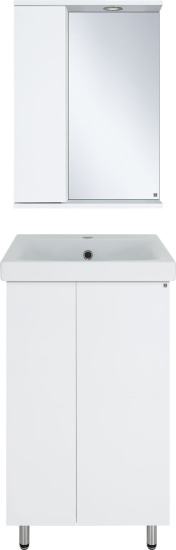 Тумба с раковиной Misty Лира 50 напольная