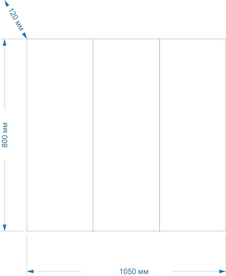 Мебель для ванной Misty Лаванда 105 с ящиками