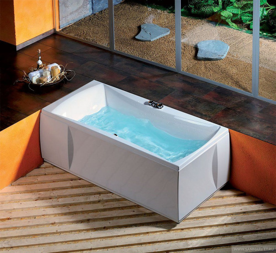 Акриловая ванна Alpen Alia 170x80 см