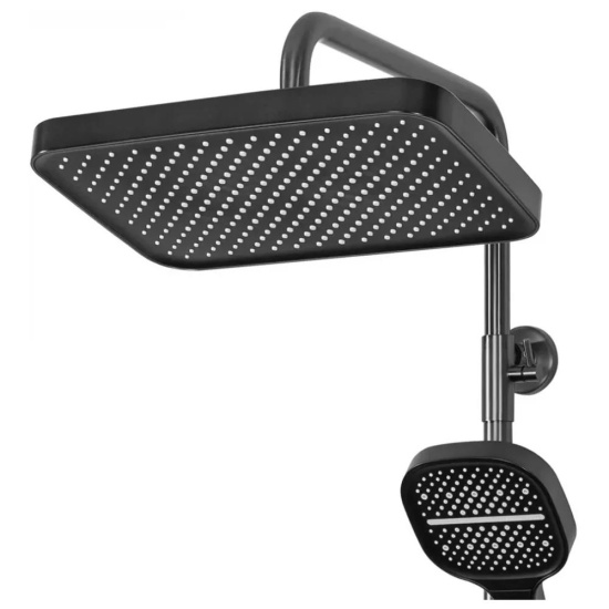 Душевая стойка Hansberge H5068BG, графит