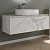 Тумба с раковиной Sancos Stone 120 Statuario white