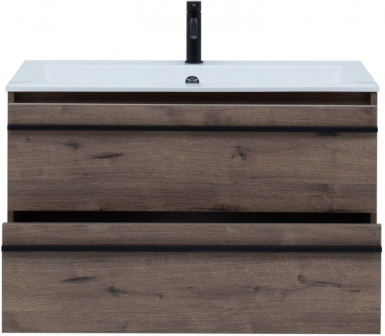 Мебель для ванной Aquanet Lino 90 дуб веллингтон