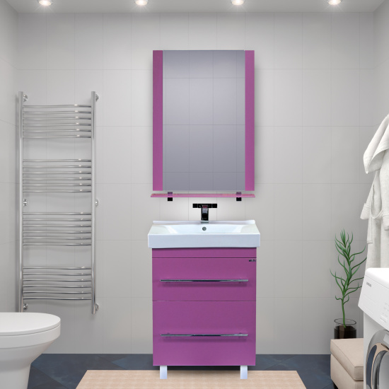 Зеркало Misty Жасмин 60 розовое