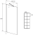 Шторка на ванну Radaway Idea Black PNJ II Factory 50 Шторка на ванну Radaway Idea Black PNJ II Factory 50