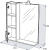 Мебель для ванной Triton Кристи 70 L, 3 ящика, белая