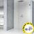 Душевая дверь в нишу Riho Scandic Mistral M102 140 см, R + смеситель в подарок