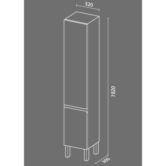 Мебель для ванной Sanvit Авеню 3 80 сталь