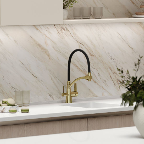 Смеситель для кухни Sancos Eri SC4001ZG, золото
